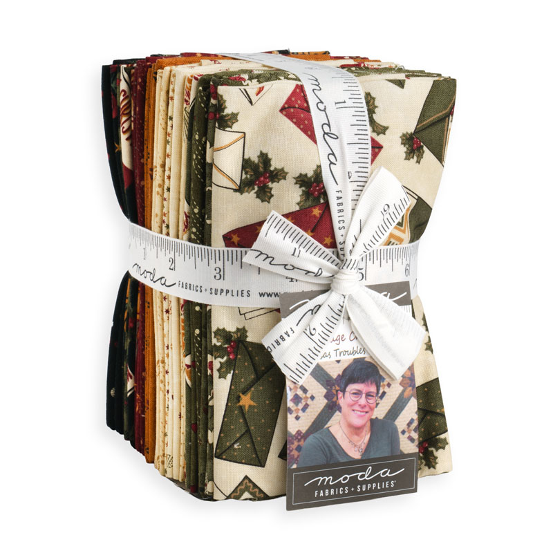 A Vintage Christmas Ii Fat 1/8\'s By Moda - 34 Pcs