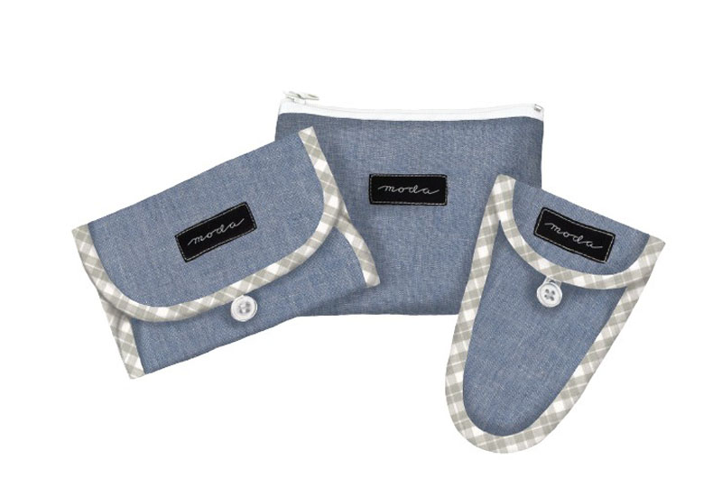 Cxl Wovens Pouches For Moda - Set Of 3/Multiple Of 6