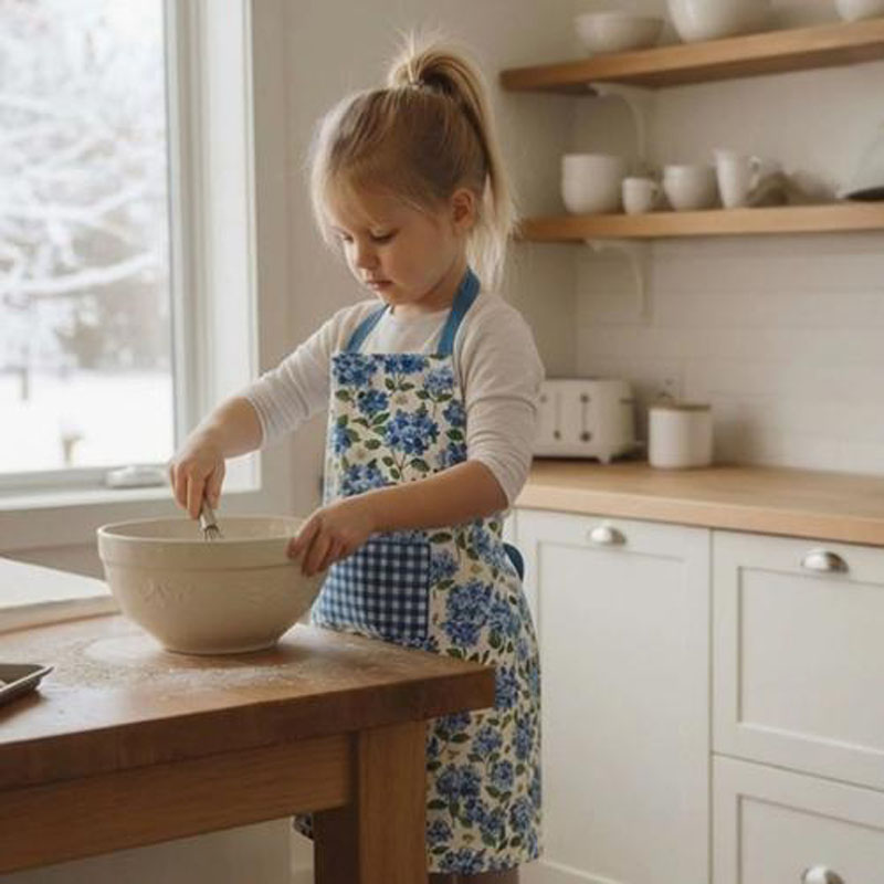 Childrens Apron Hydrangea By Gingiber For Moda