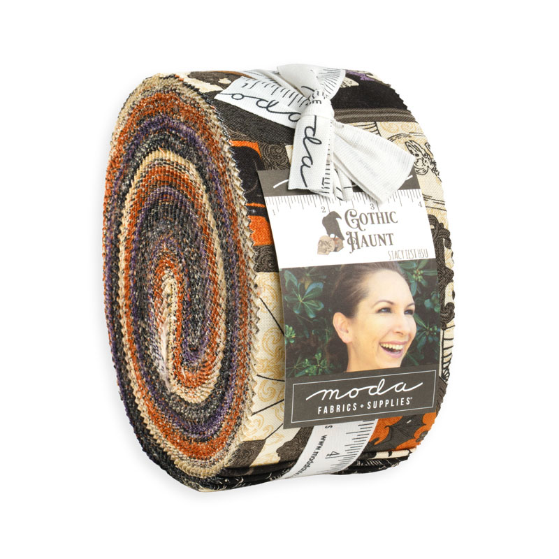 Gothic Haunt Jelly Rolls By Moda - Packs Of 4