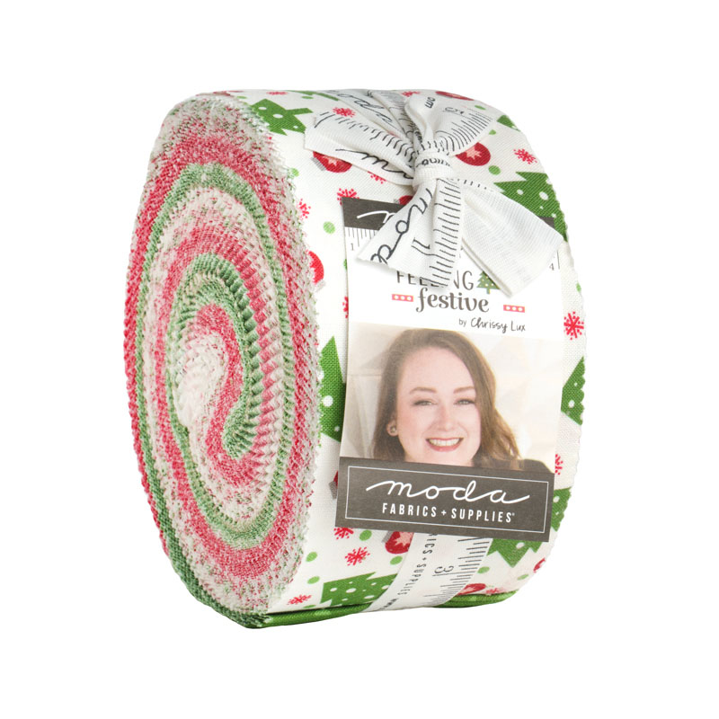 Feeling Festive Jelly Rolls By Moda - Packs Of 4