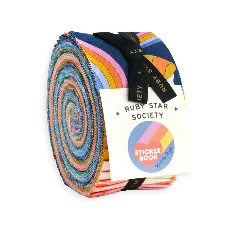 Sticker Book Jelly Rolls By Moda - Packs Of 4