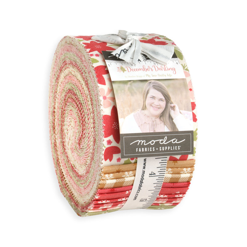 December Darling Jelly Rolls By Moda - Packs Of 4