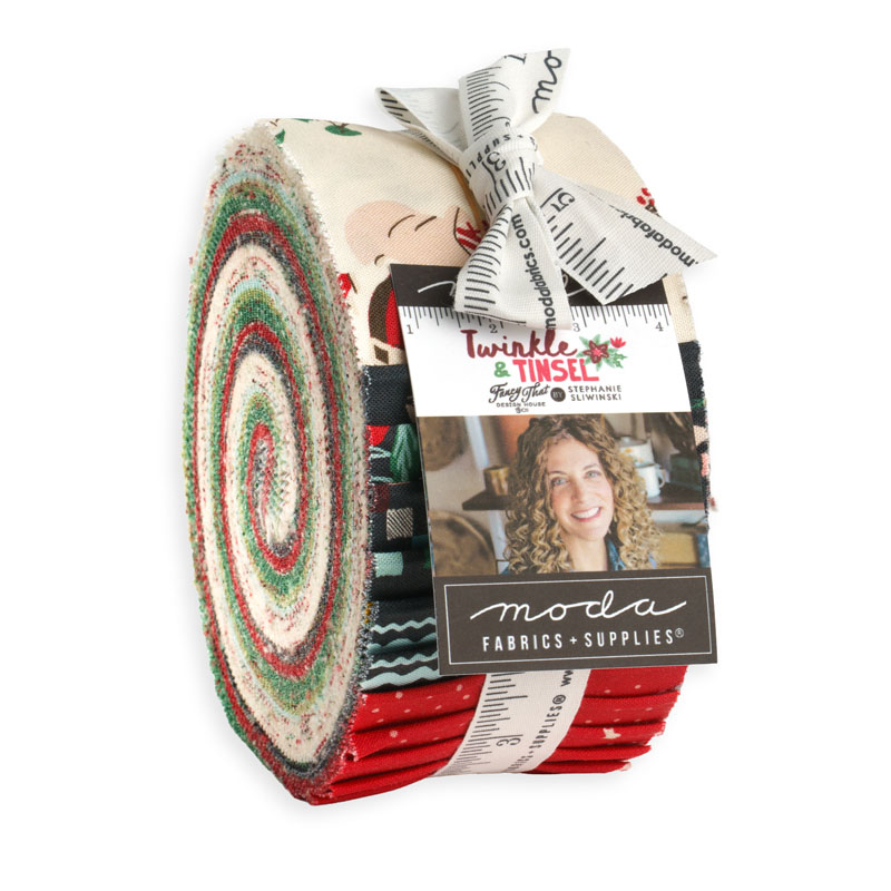 Twinkle And Tinsel Jelly Rolls By Moda - Packs Of 4
