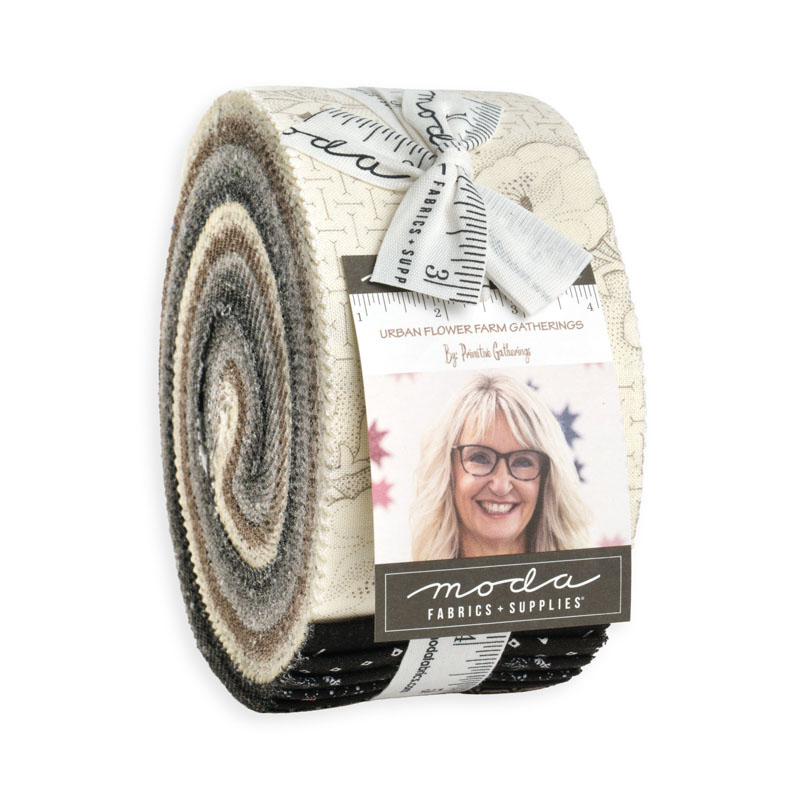 Urban Flower Farm Gatherings Jelly Rolls By Moda - Packs Of 4