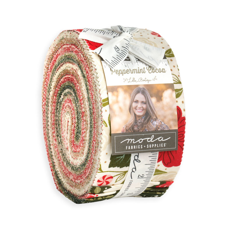 Peppermint Cocoa Jelly Rolls By Moda - Packs Of 4