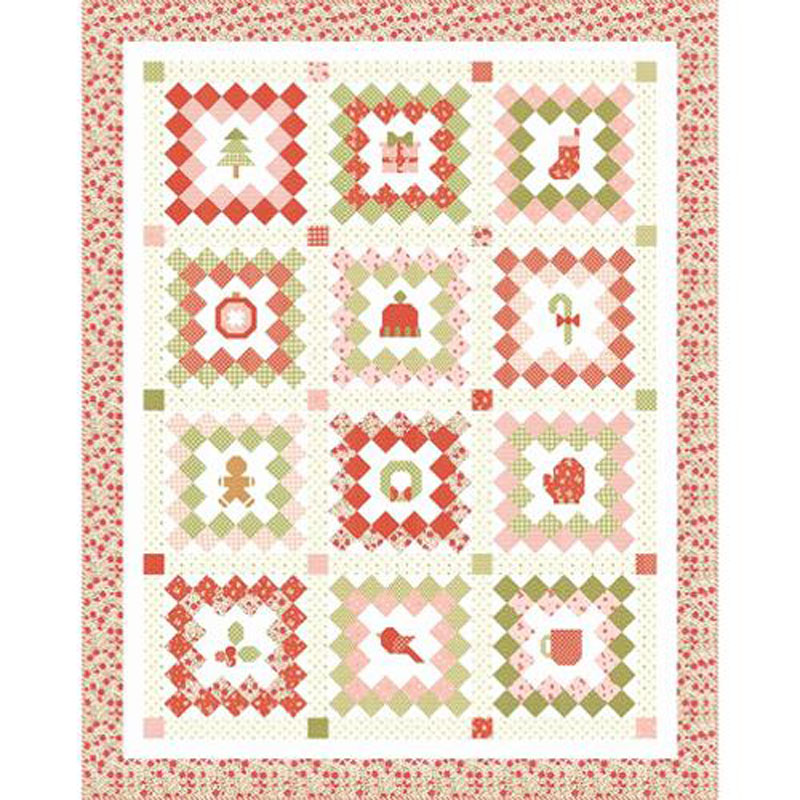 December Darling - Christmas At Granny Kit 67" X 85" By My Sew Quilty Life For Moda