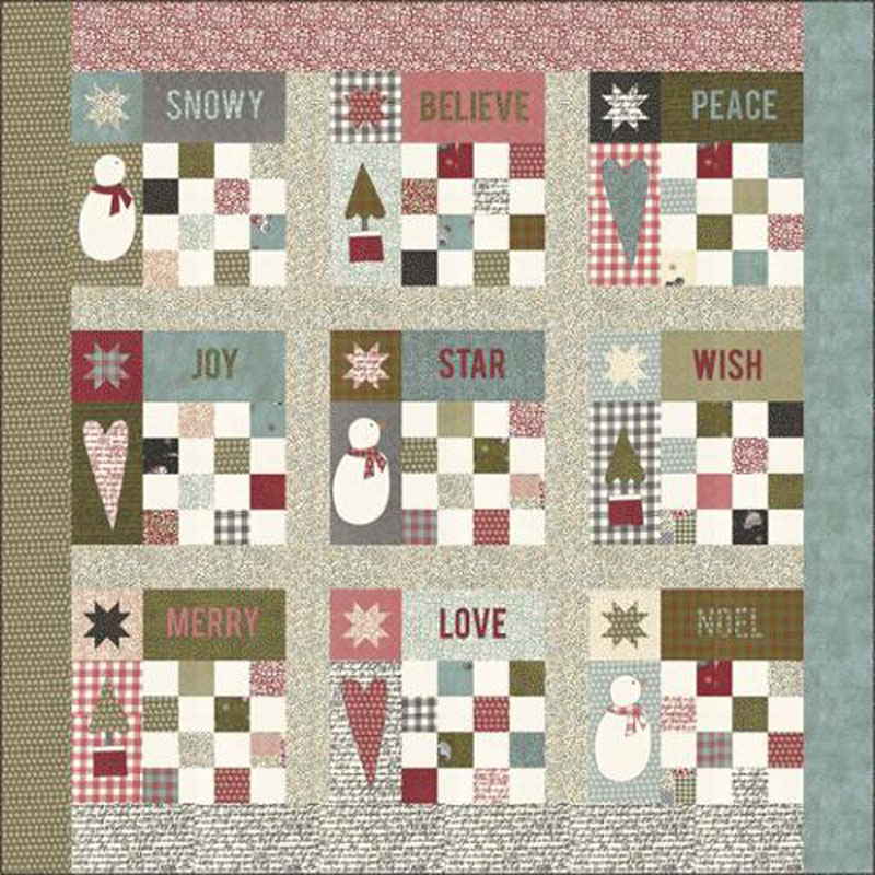 Christmas Vacation - Twinkle And Frost Kit 49" X 49" By Sweetwater For Moda