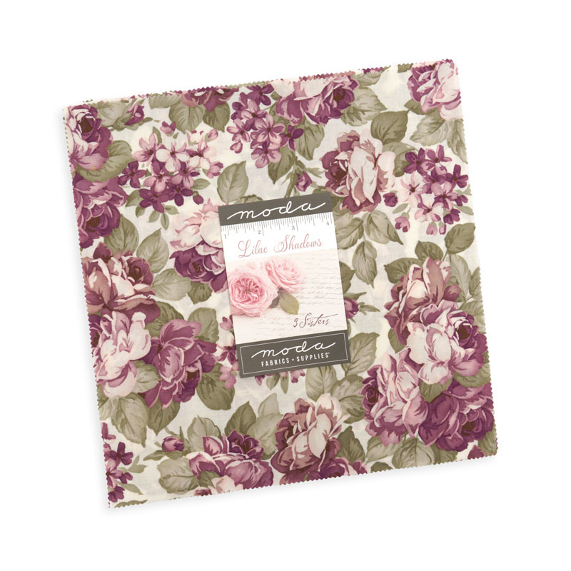 Lilac Shadows Layer Cakes By Moda - Packs Of 4