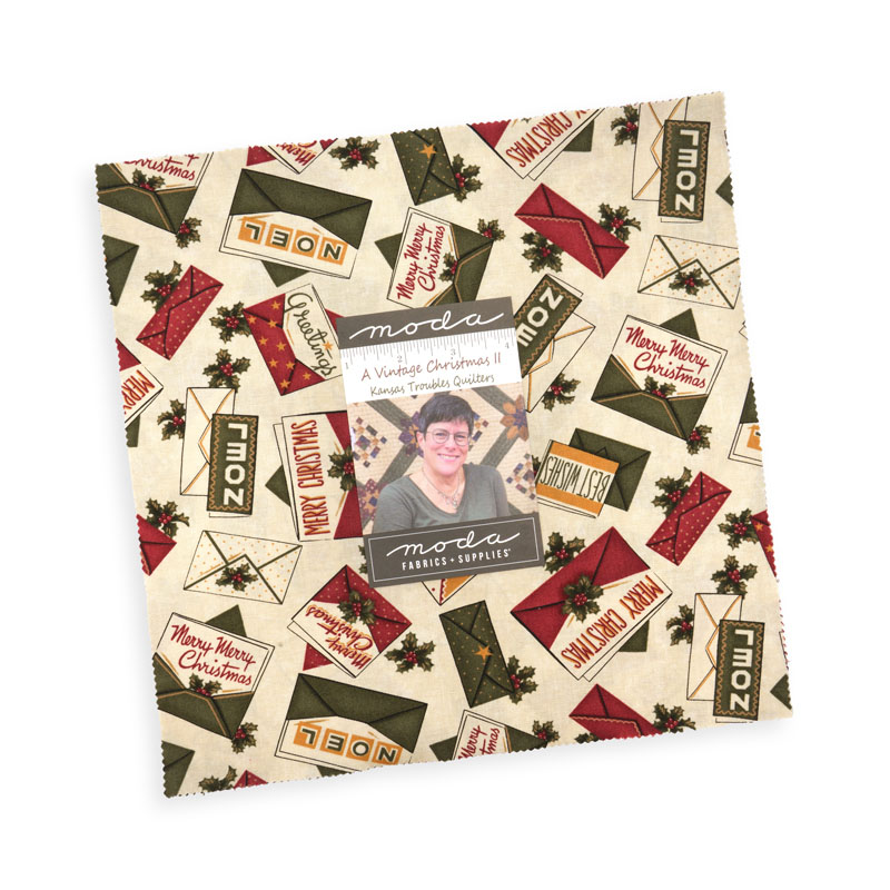 A Vintage Christmas Ii Layer Cakes By Moda - Packs Of 4