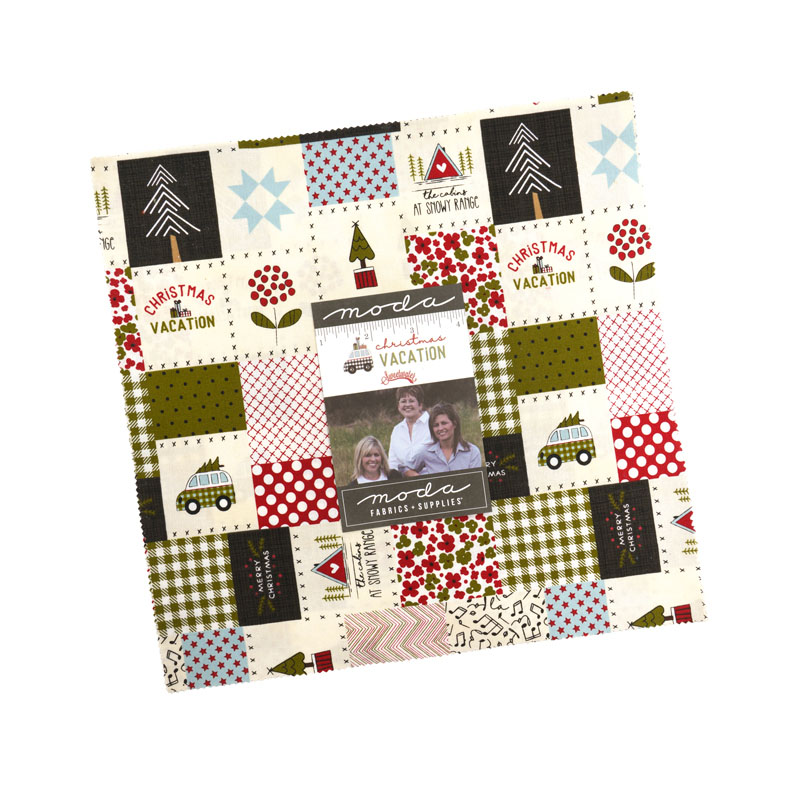 Christmas Vacation Layer Cakes By Moda - Packs Of 4