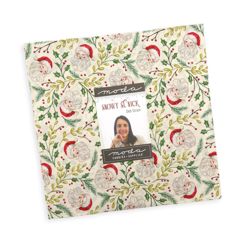 Snowy St Nick Layer Cakes By Moda - Packs Of 4
