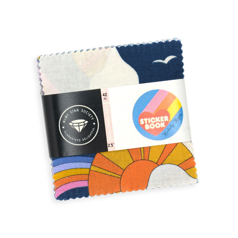 Sticker Book Mini Charm Packs By Moda - Packs Of 24
