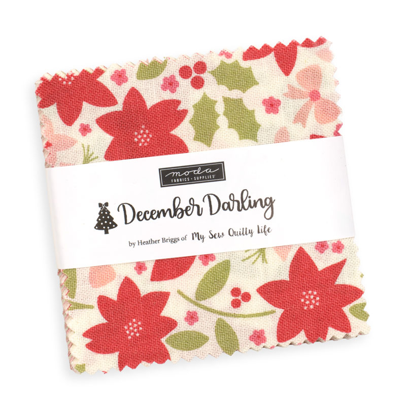 December Darling Mini Charm Packs By Moda - Packs Of 24