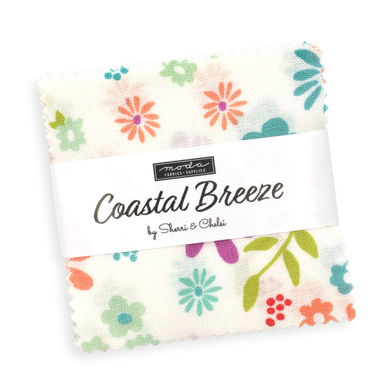 Coastal Breeze Mini Charm Packs By Moda - Packs Of 24