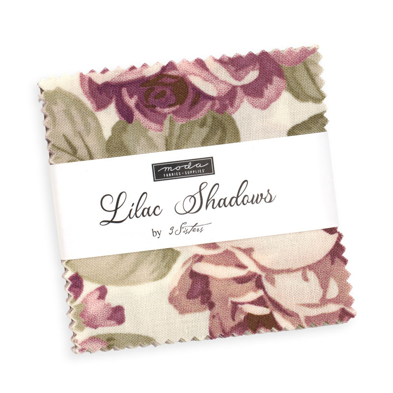 Lilac Shadows Mini Charm Packs By Moda - Packs Of 24