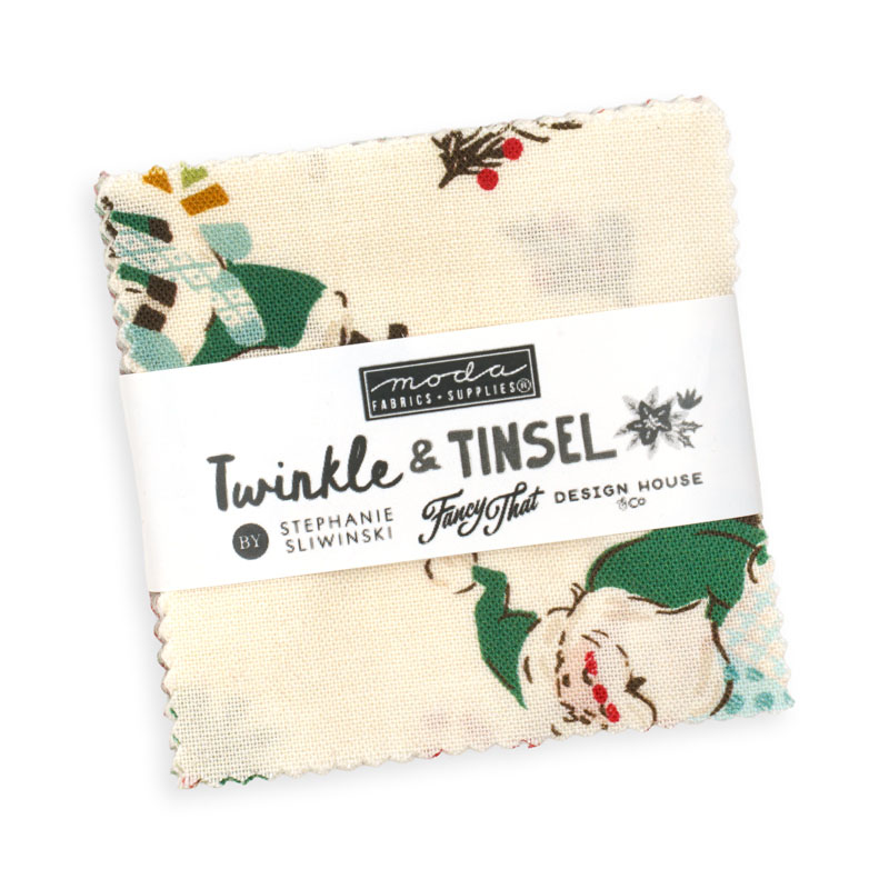 Twinkle And Tinsel Mini Charm Packs By Moda - Packs Of 24