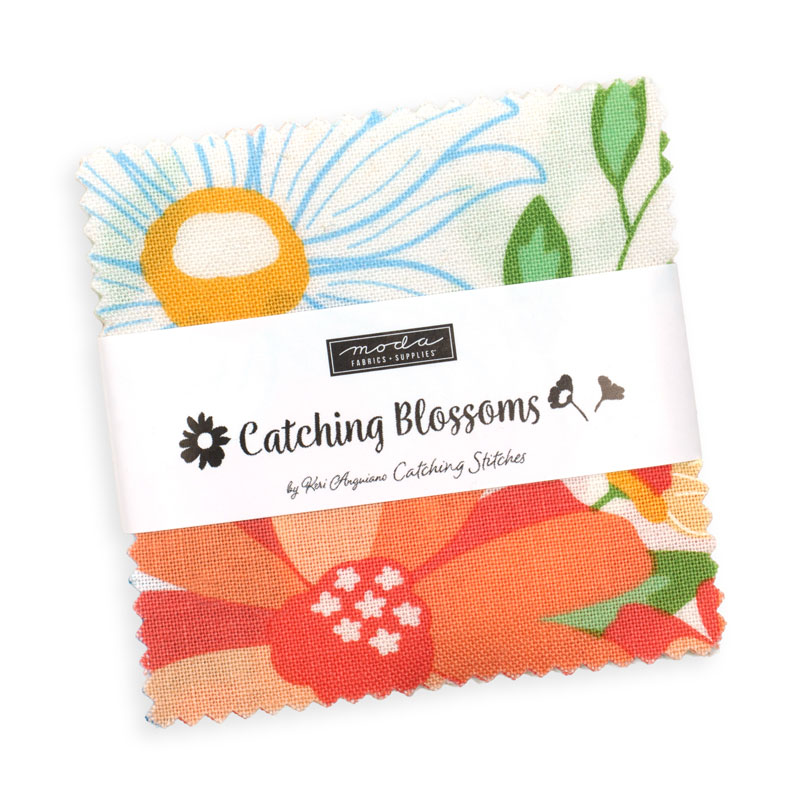 Catching Blossoms Mini Charm Packs By Moda - Packs Of 24