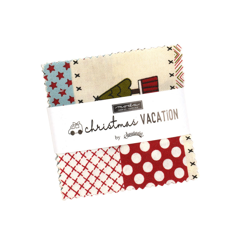 Christmas Vacation Mini Charm Packs By Moda - Packs Of 24