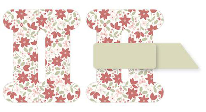 Acrylic Binding Holder 3.75" X 4.5" By My Sew Quilty Life For Moda - Multiple Of 2