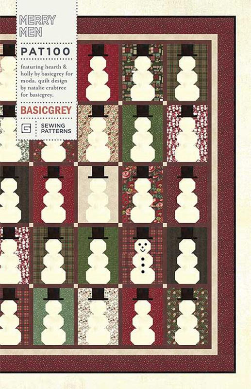 Merry Men Pattern By Basic Grey For Moda - Minimum Of 3