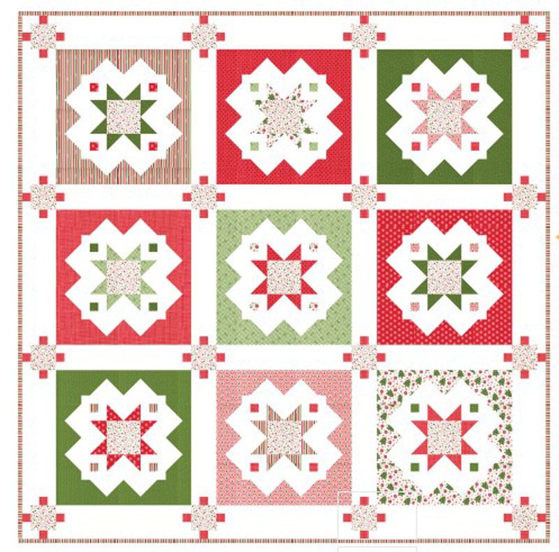Bedford Stars Quilt Pattern By Branch And Blume For Moda - Minimum Of 3
