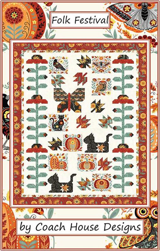 Folk Festival Pattern By Coach House Designs For Moda - Minimum Of 3