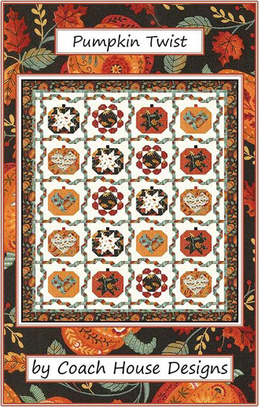 Pumpkin Twist Pattern By Coach House Designs For Moda - Minimum Of 3