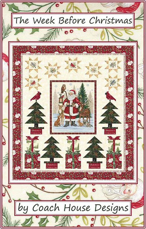 The Week Before Christmas Pattern By Coach House Designs For Moda - Minimum Of 3