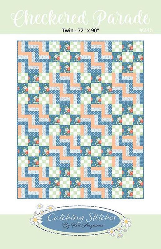 Checkered Parade Pattern By Catching Stitches For Moda - Minimum Of 3