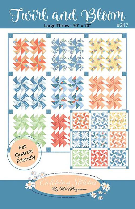 Twirl And Bloom Pattern By Catching Stitches For Moda - Minimum Of 3