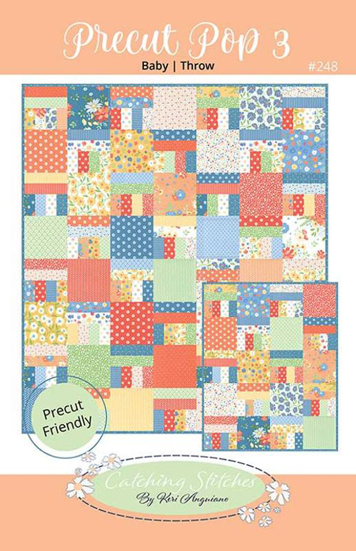 Precut Pop 3 Pattern By Catching Stitches For Moda - Minimum Of 3