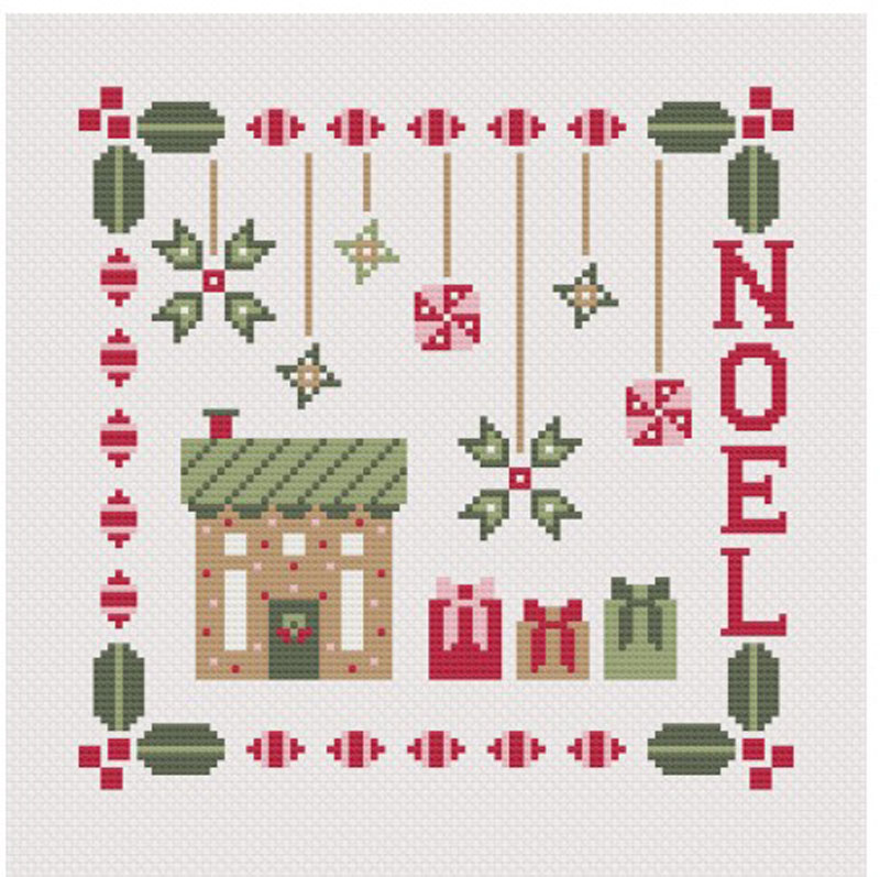 Noel Cross Stitch Pattern By Count Your Stitches Designs For Moda - Minimum Of 3