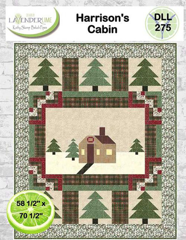 Harrisons Cabin Pattern By Designs By Lavender Lime For Moda - Minimum Of 3