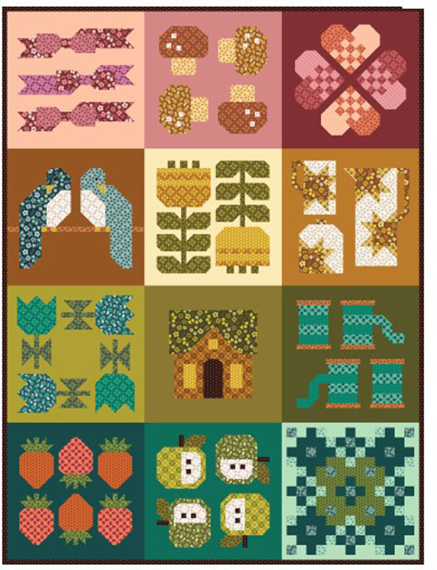 Galaxie Street Pattern By Patterns By Elizabeth Hartman For Moda - Minimum Of 3