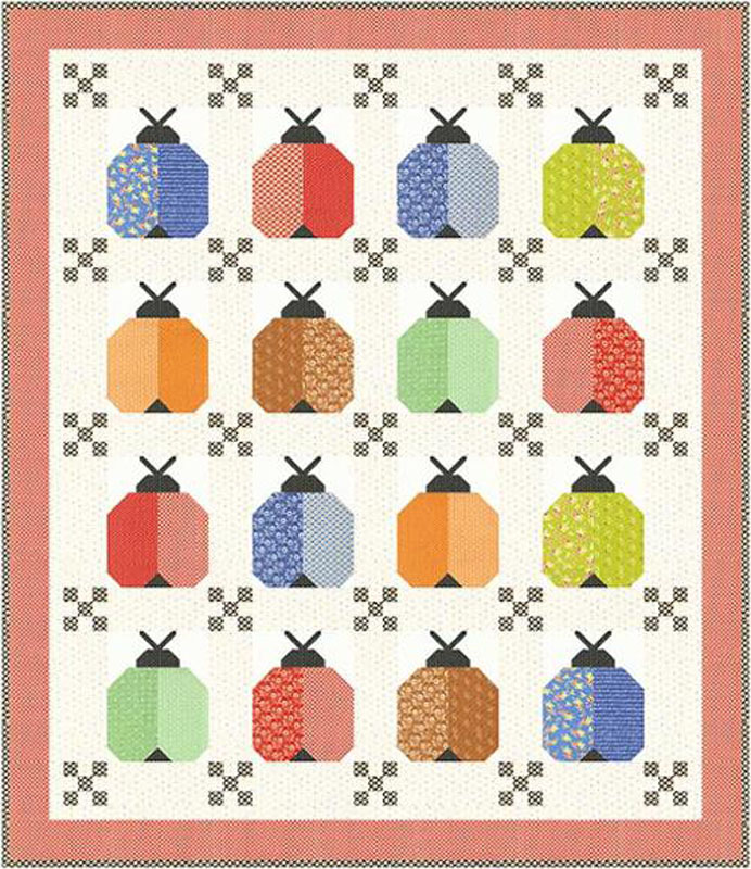 Ladybug Ladybug Ii Pattern By Fig Tree Quilts For Moda - Minimum Of 3