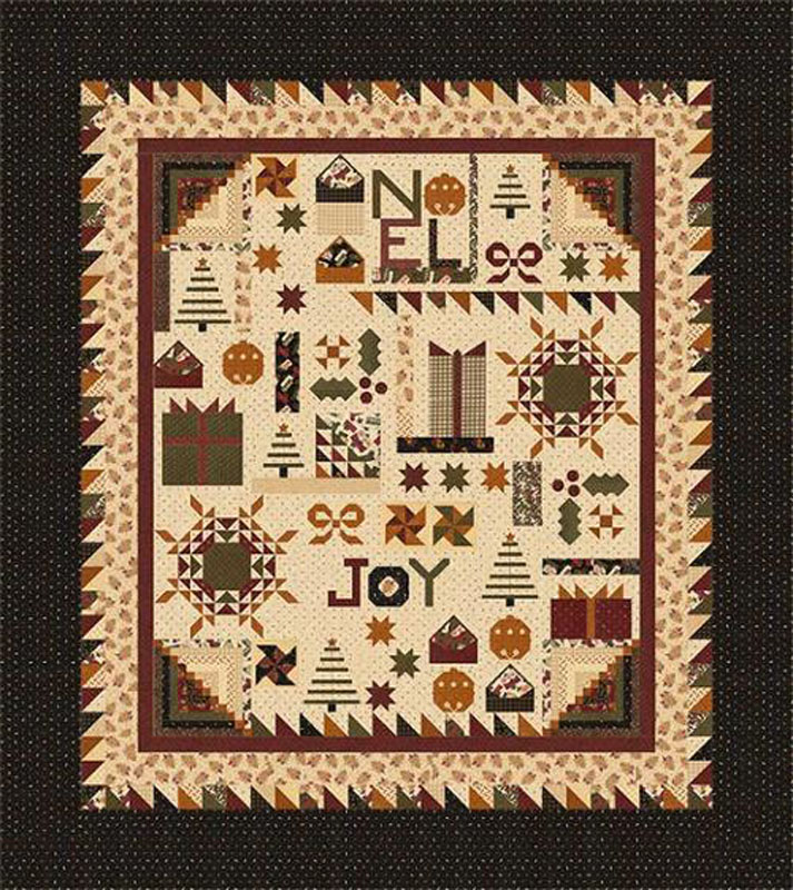 A Vintage Chrismas Ii Bom Pattern By Kansas Troubles For Moda