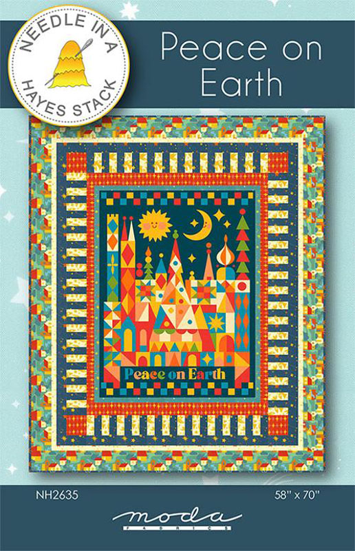 Peace On Earth Pattern By Needle In A Hayes Stack For Moda - Minimum Of 3