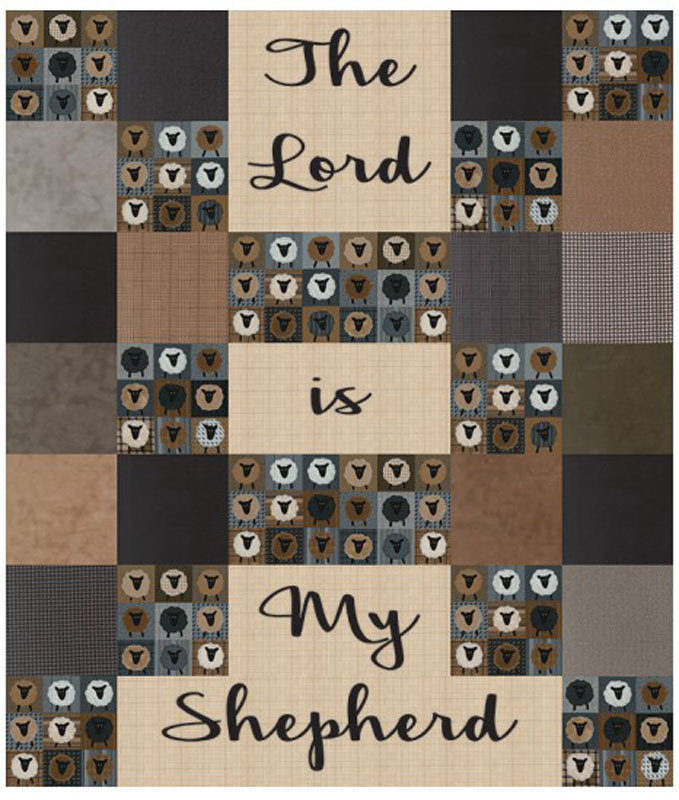 The Lord Is My Shepherd Pattern By Primitive Gatherings For Moda - Minimum Of 3