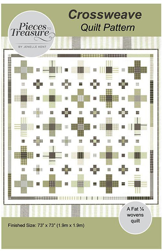 Crossweave Quilt Pattern By Pieces To Treasure For Moda - Minimum Of3