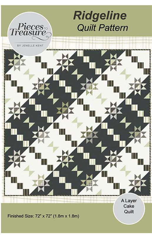 Ridgeline Quilt Pattern By Pieces To Treasure For Moda - Minimum Of 3