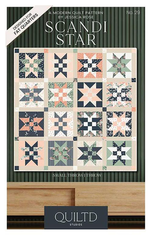 Scandi Stars Pattern By Quiltd Studios For Moda - Minimum Of 3