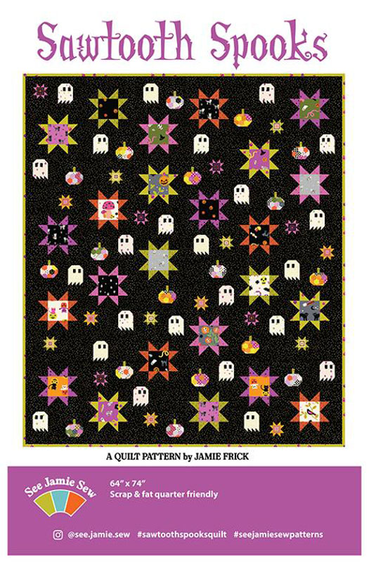 Sawtooth Spooks Pattern By See Jamie Sew For Moda - Minimum Of 3