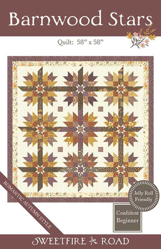 Barnwood Stars Pattern By Sweetfire Road For Moda - Minimum Of 3