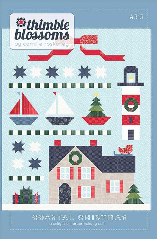 Coastal Christmas Pattern By Thimble Blossoms For Moda - Minimum Of 3