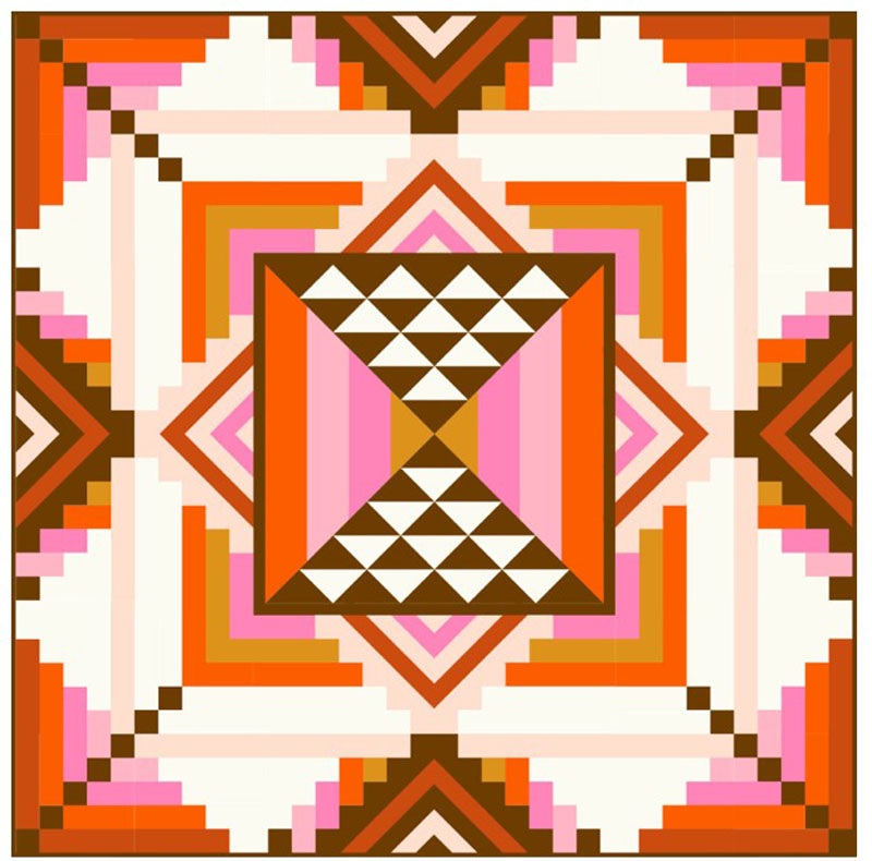 Diamond Flare Pattern By Toad And Sew For Moda