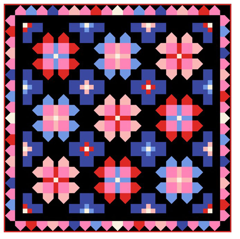 Foxglove Pattern By Toad And Sew For Moda