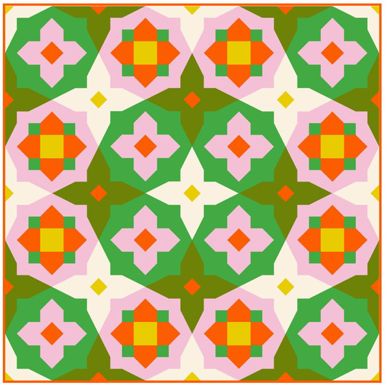Garden Glow Pattern By Toad And Sew For Moda