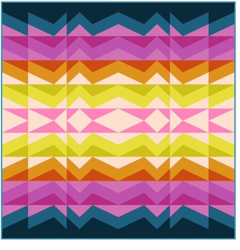 Rocky Coast Quilt Pattern By Toad And Sew For Moda