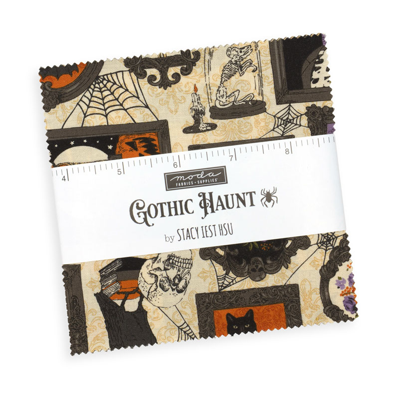 Gothic Haunt Charm Packs By Moda - Packs Of 12